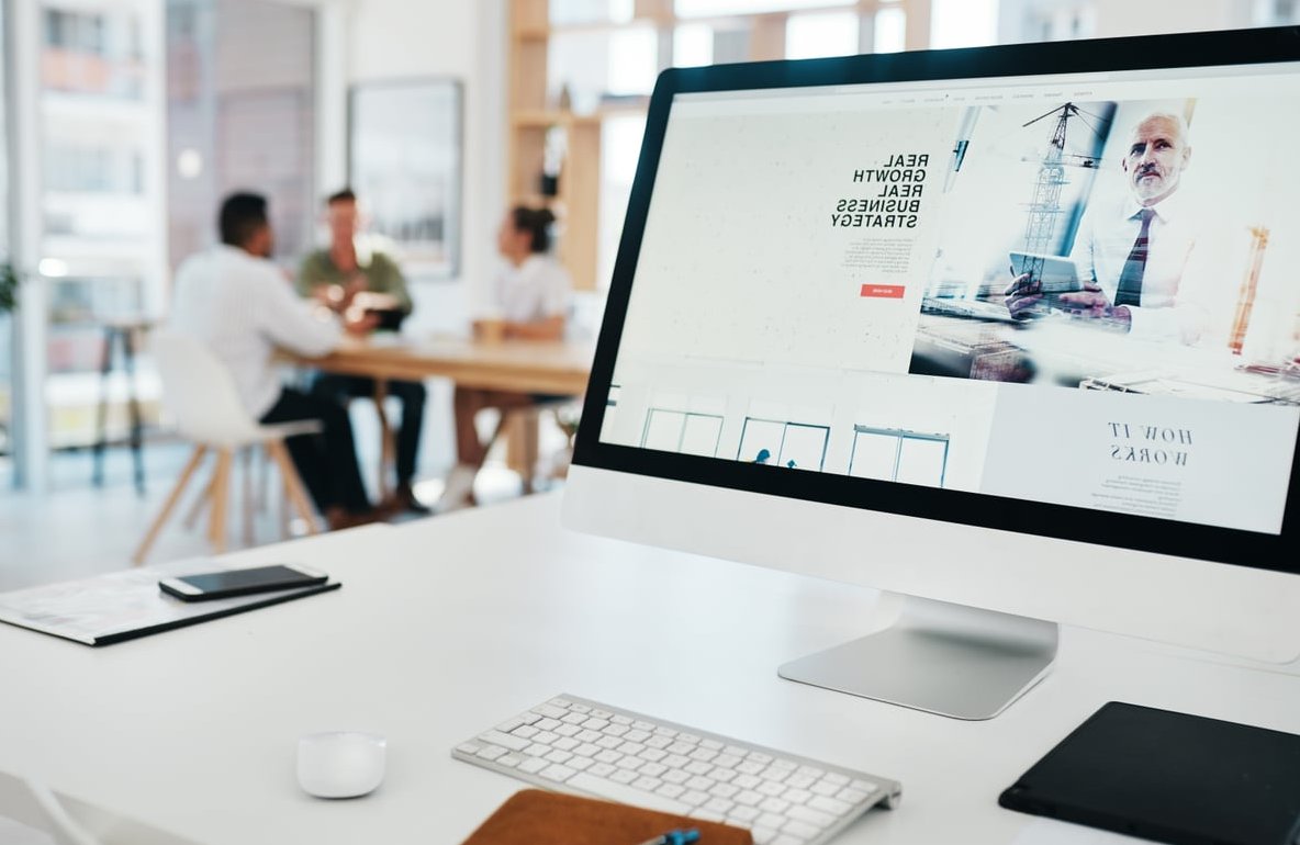 modern real estate website