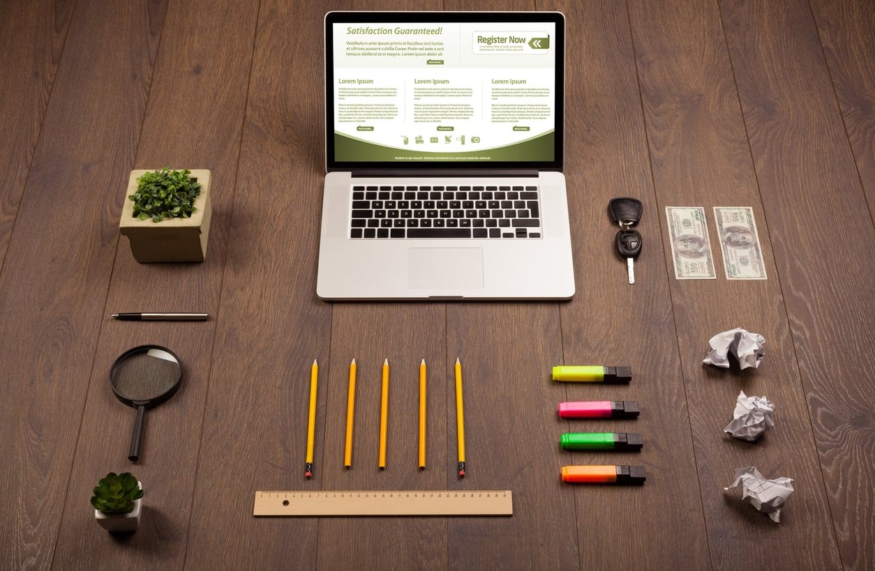 coming soon page laptop