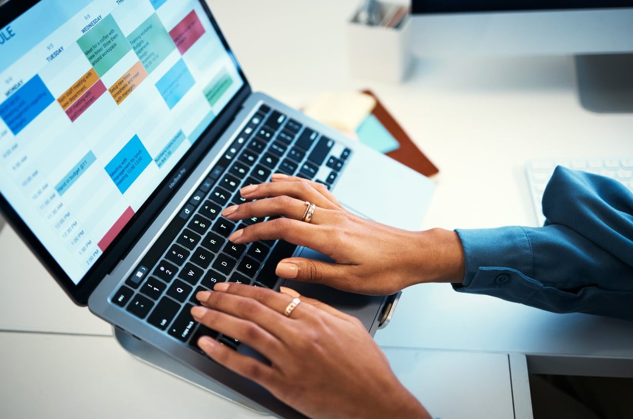 law firm office laptop