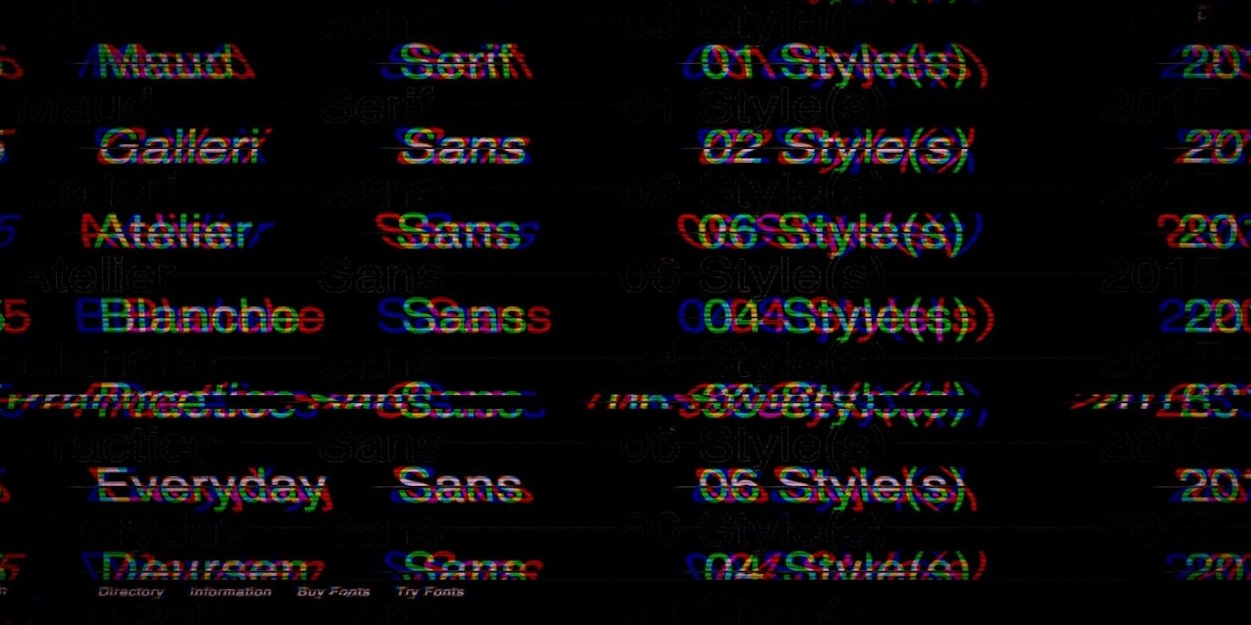 typography fonts